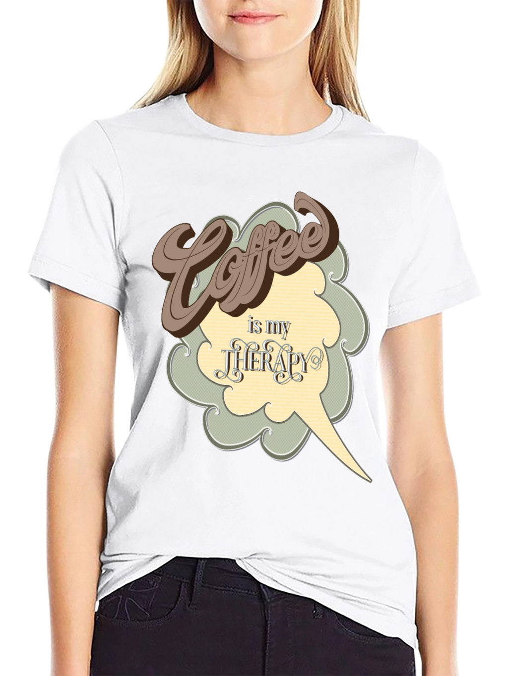 Coffee is My Therapy Graphic T-Shirt