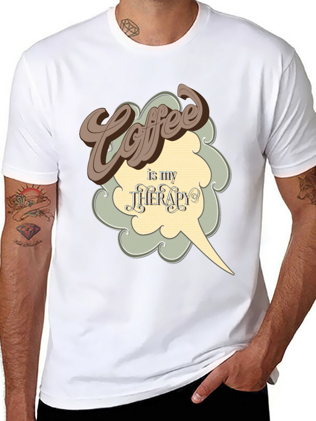 Coffee is My Therapy Graphic T-Shirt