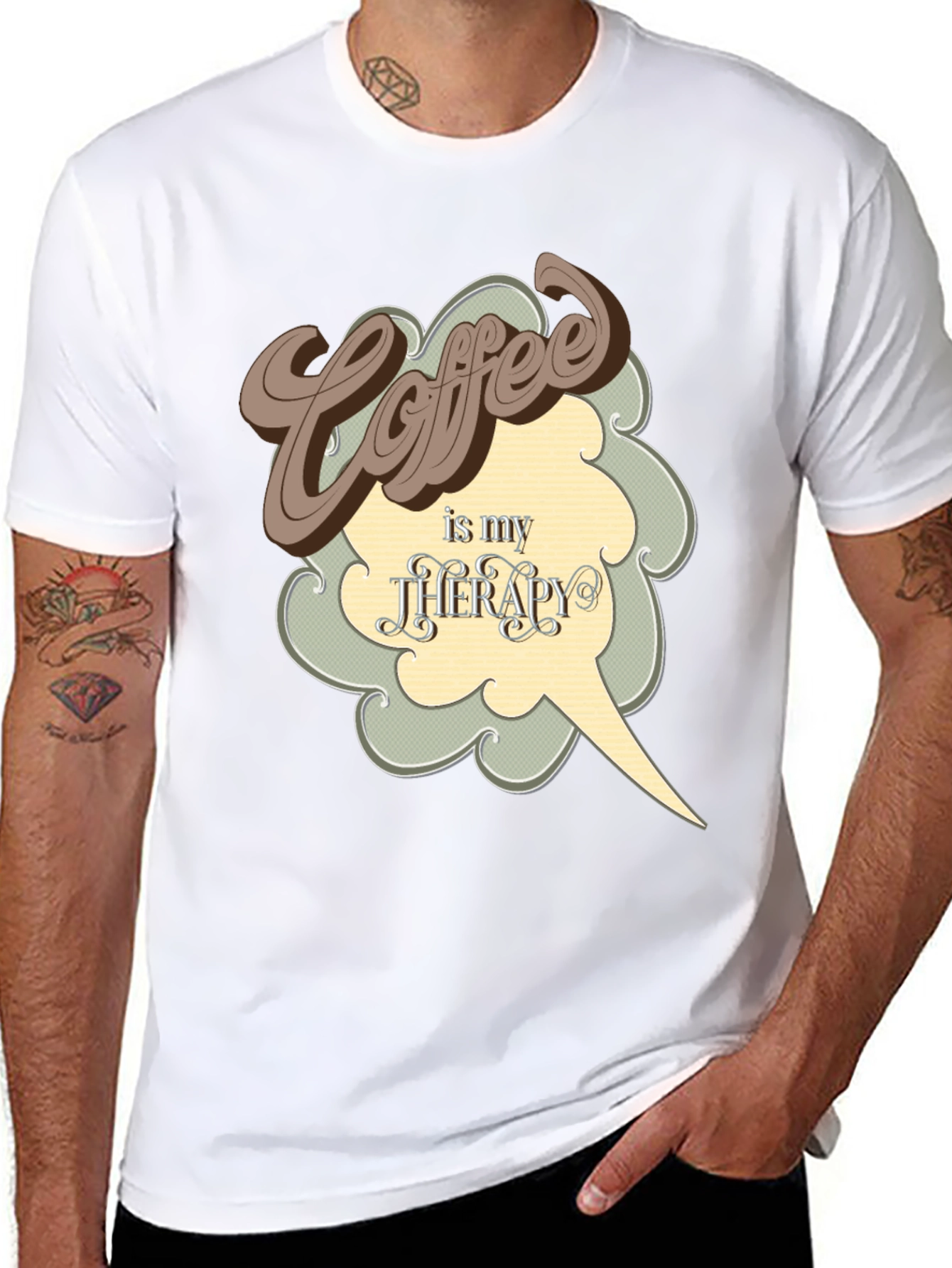 Coffee is My Therapy Graphic T-Shirt
