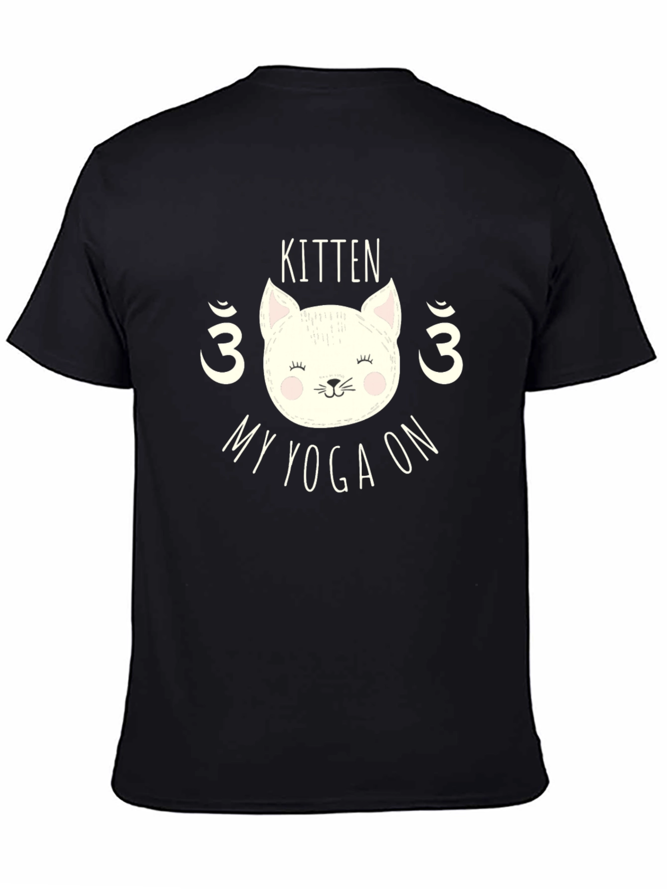 Kitten My Yoga On Graphic T-Shirt - Yoga Lover Tee