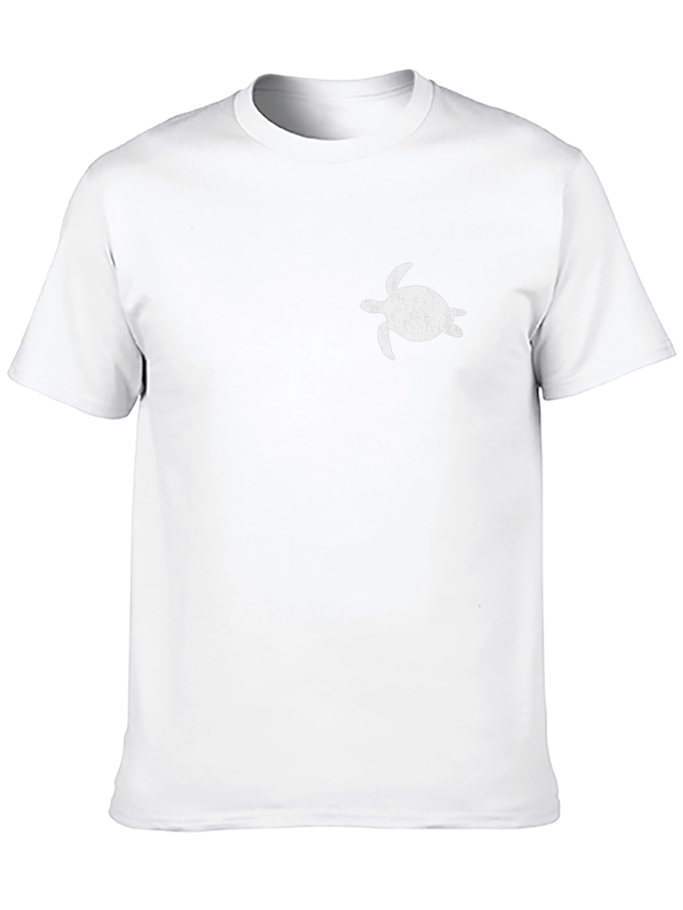 Mens Black Turtle Graphic T-Shirt
