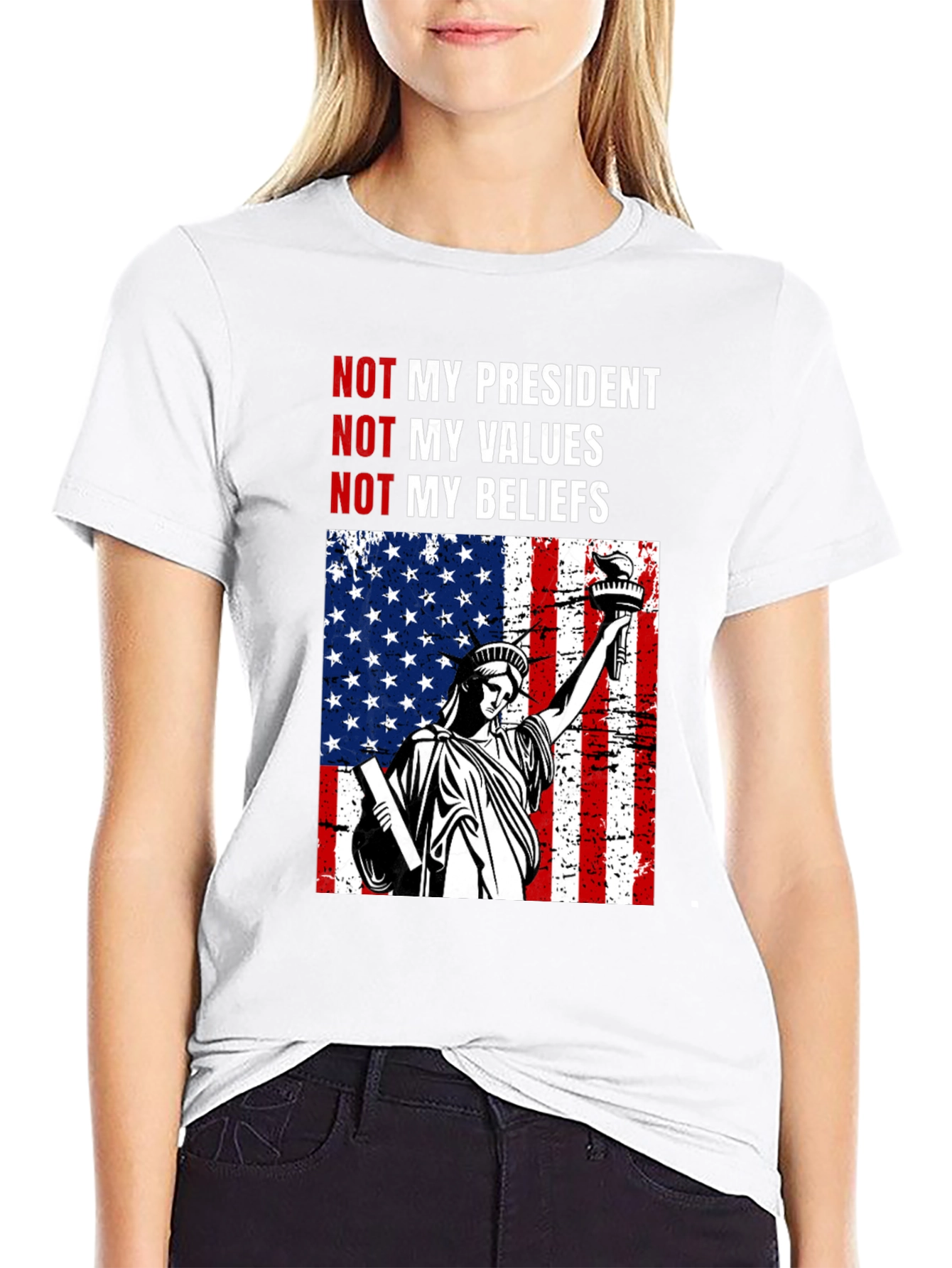 Political Statement T-Shirt - Not My President