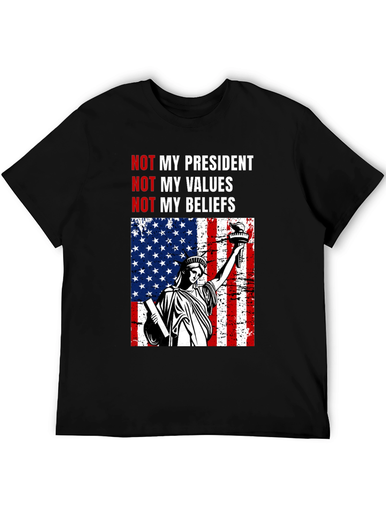 Political Statement T-Shirt - Not My President