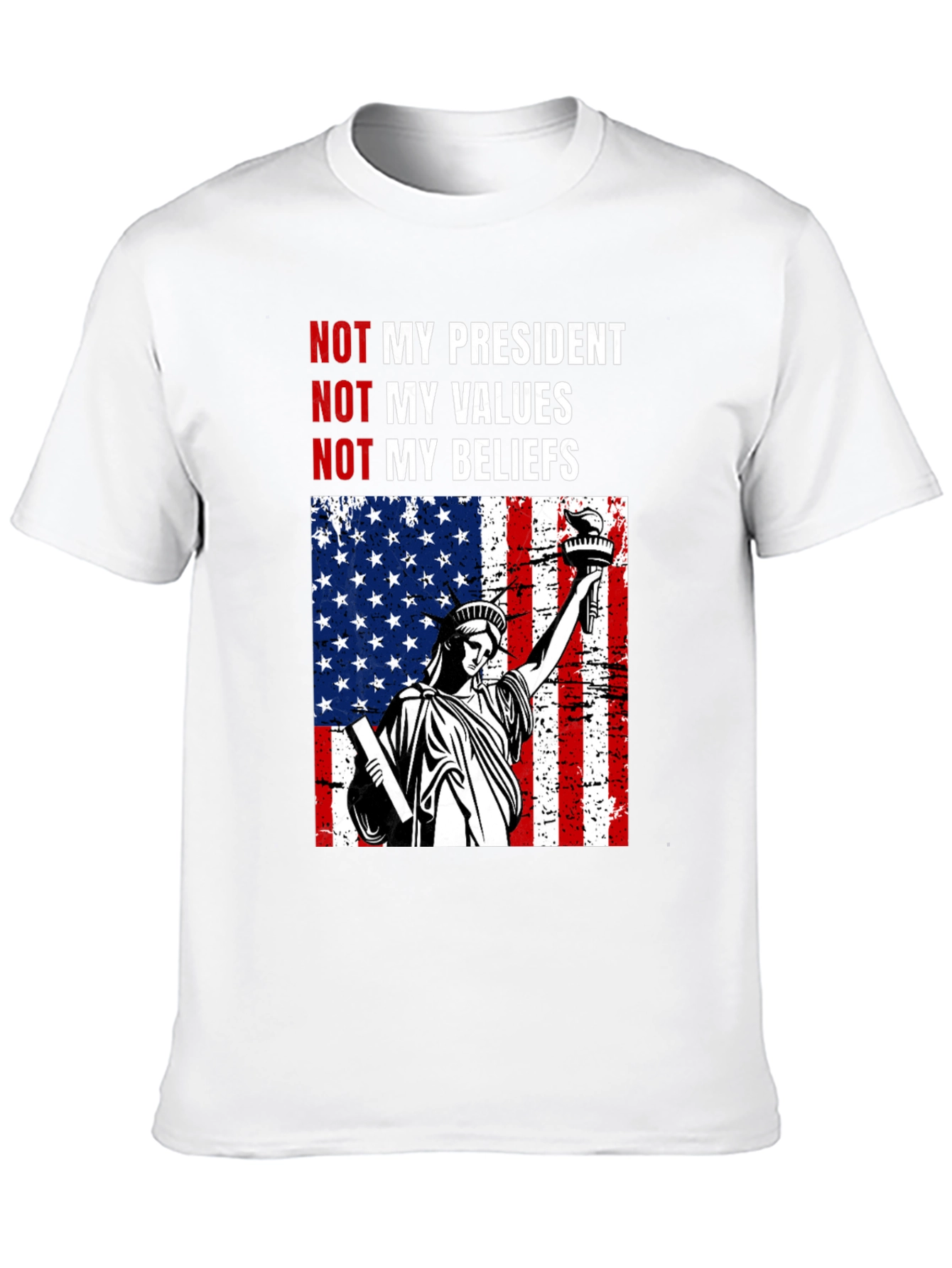 Political Statement T-Shirt - Not My President