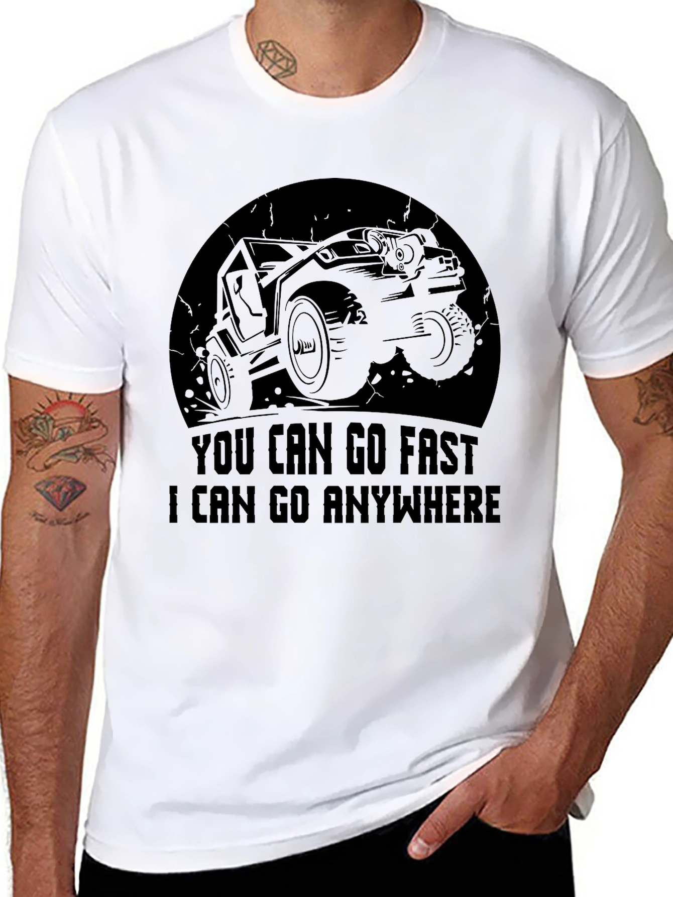 Off-Road Adventure T-Shirt - Go Anywhere Design