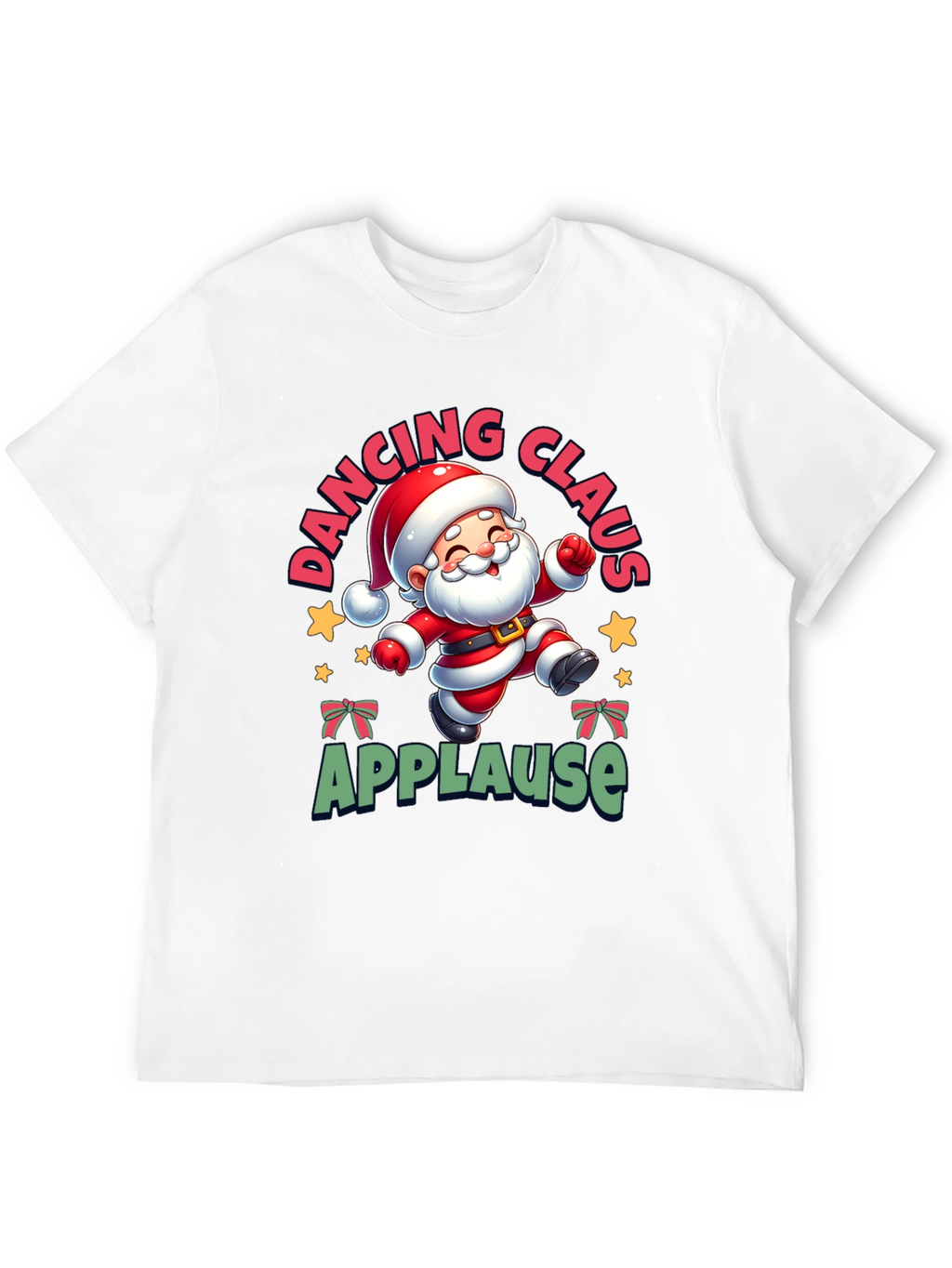 Dancing Santa Tee - Festive Holiday Cheer