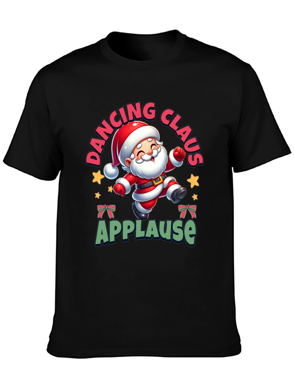 Dancing Santa Tee - Festive Holiday Cheer