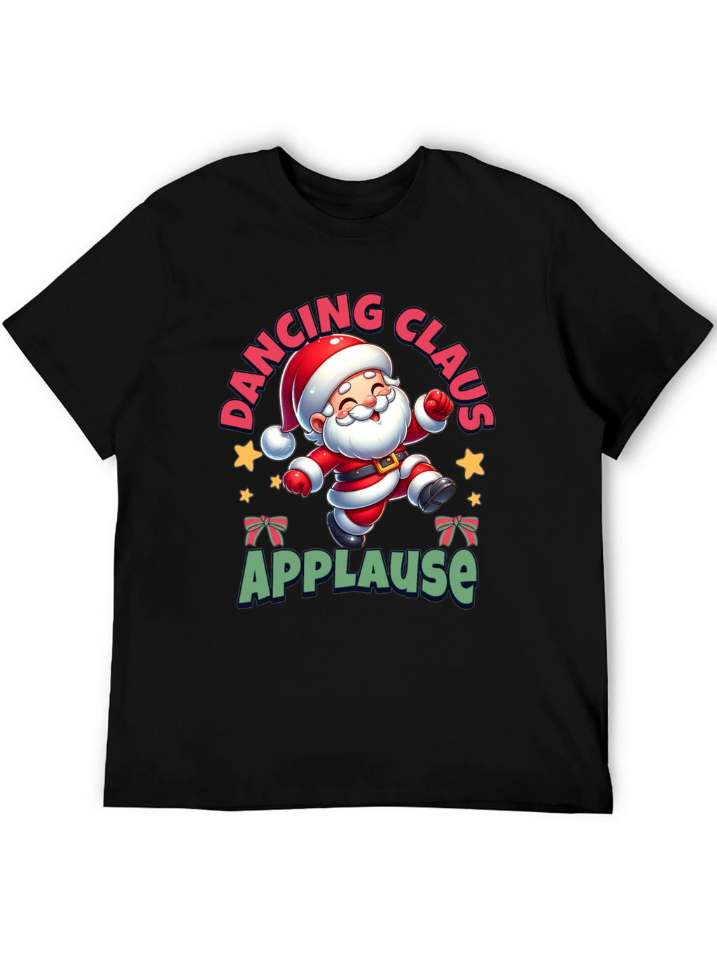 Dancing Santa Tee - Festive Holiday Cheer