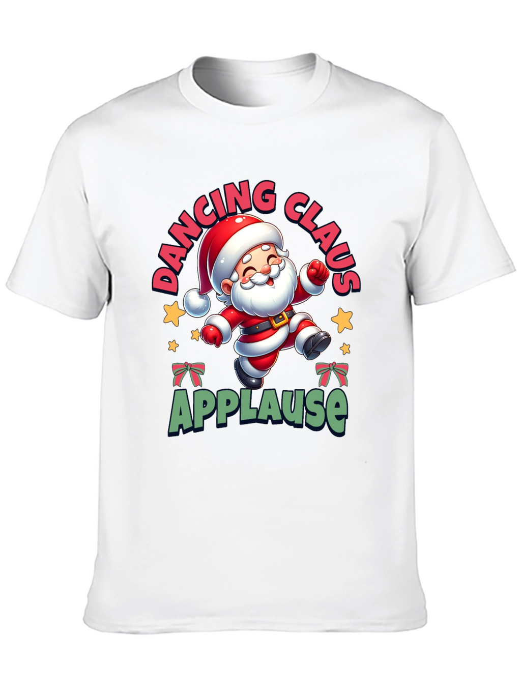 Dancing Santa Tee - Festive Holiday Cheer