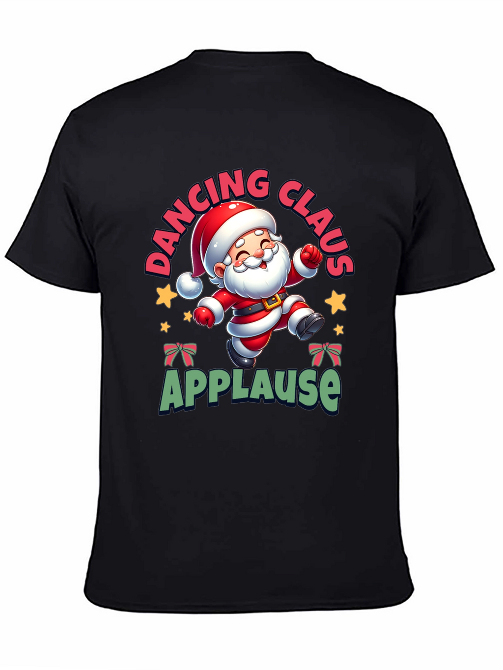 Dancing Santa Tee - Festive Holiday Cheer