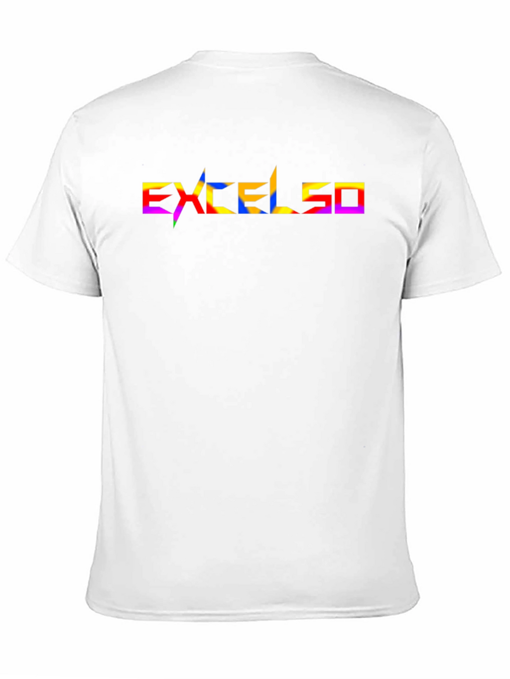 Excelsio Rainbow Graphic Tee - Stylish Black T-Shirt