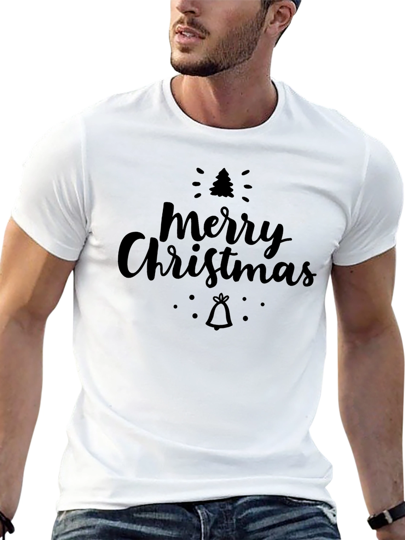 Merry Christmas Graphic T-Shirt - Holiday Cheer