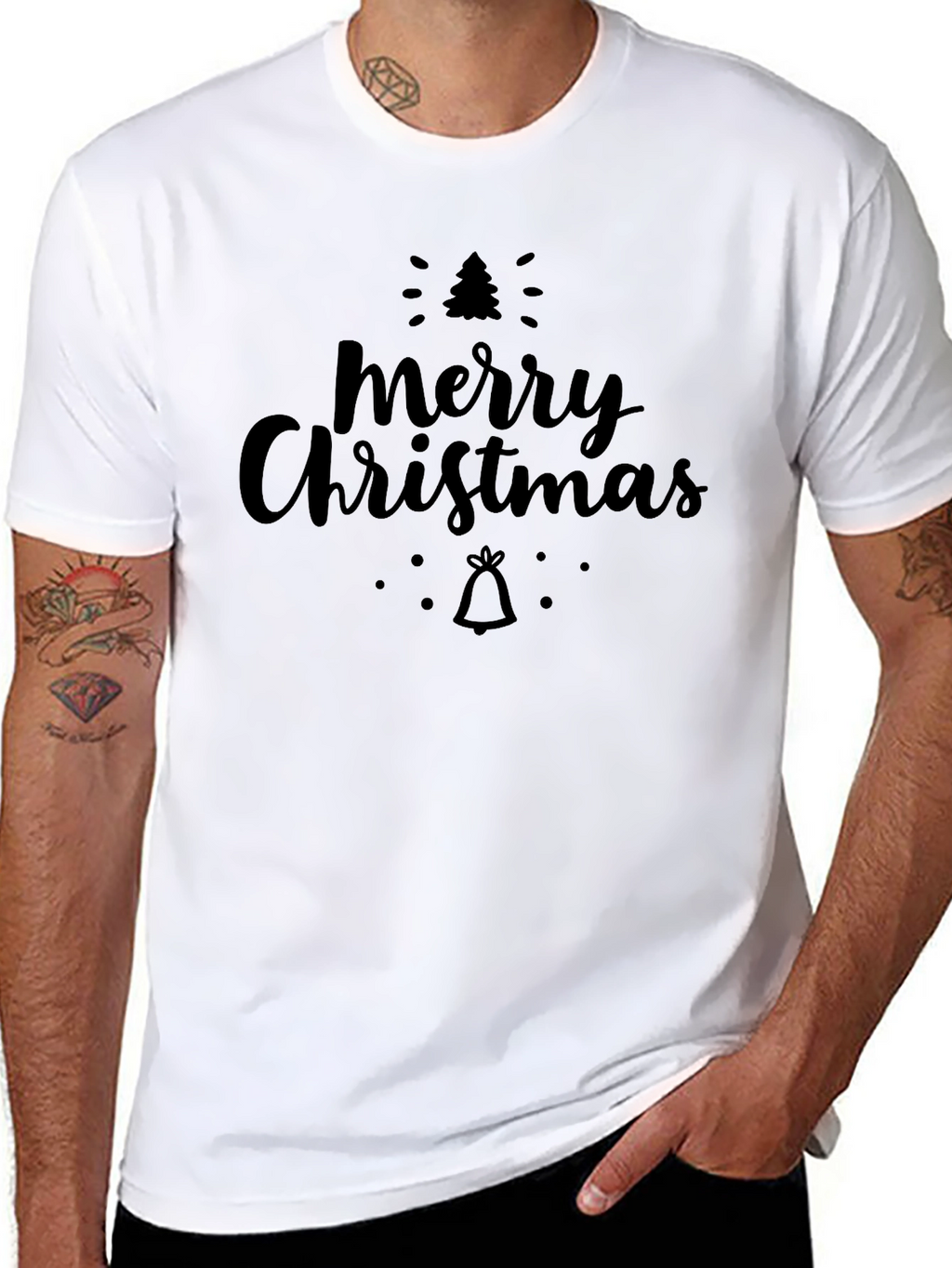 Merry Christmas Graphic T-Shirt - Holiday Cheer