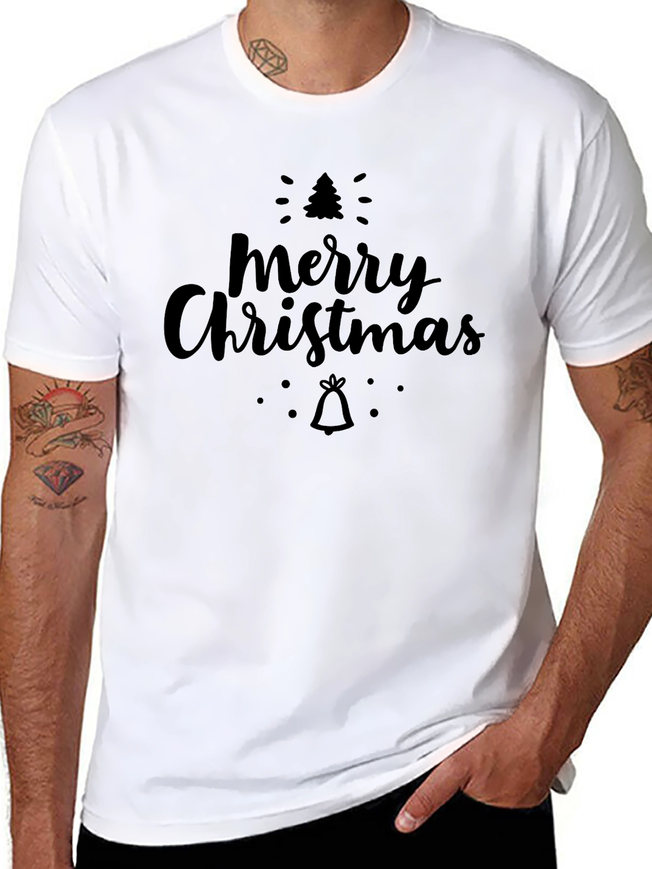 Merry Christmas Graphic T-Shirt - Holiday Cheer