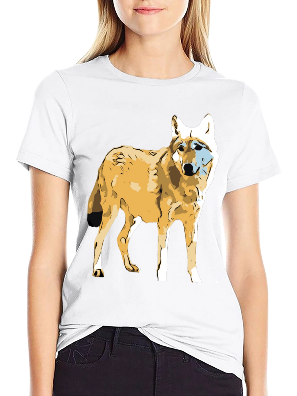 Wolf Graphic Black T-Shirt