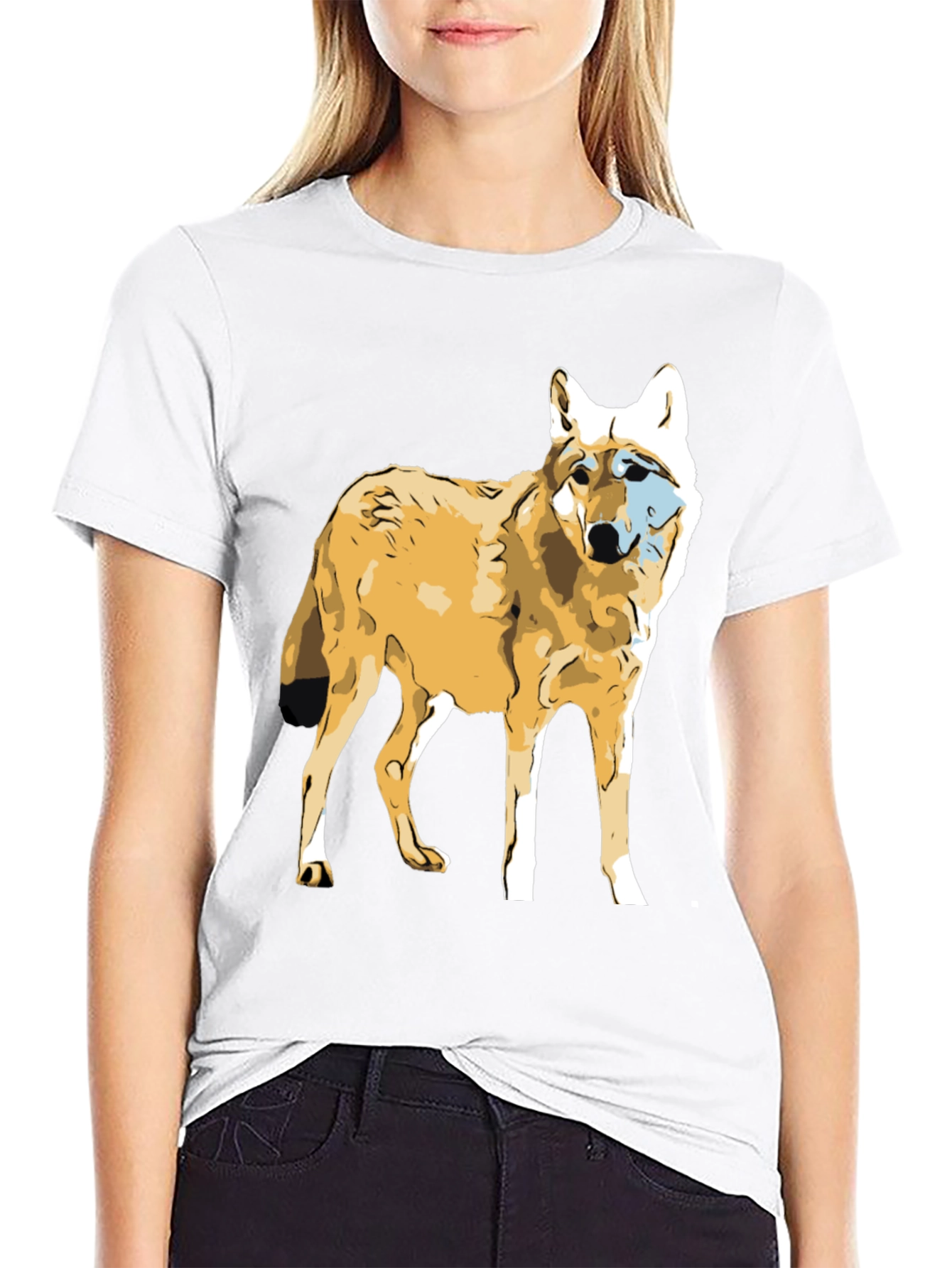 Wolf Graphic Black T-Shirt