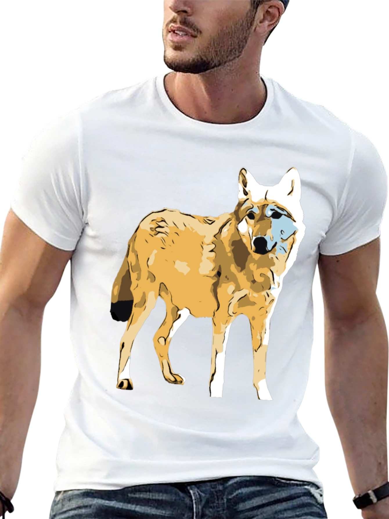 Wolf Graphic Black T-Shirt