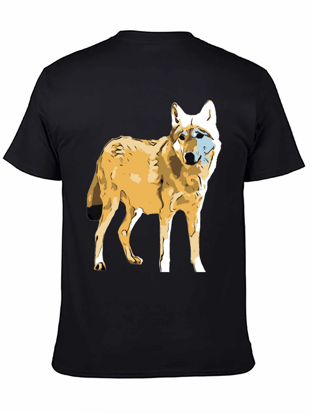 Wolf Graphic Black T-Shirt