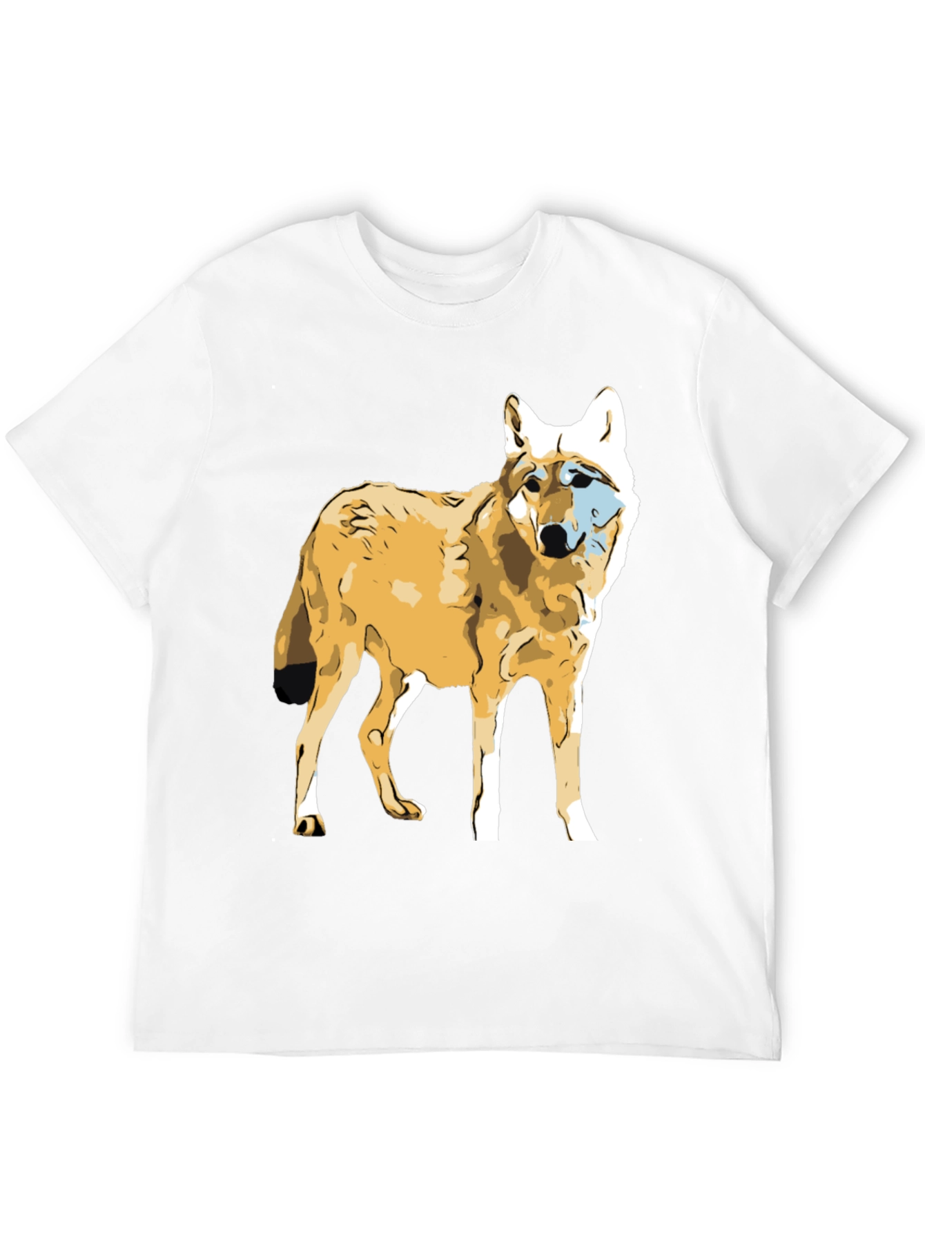 Wolf Graphic Black T-Shirt