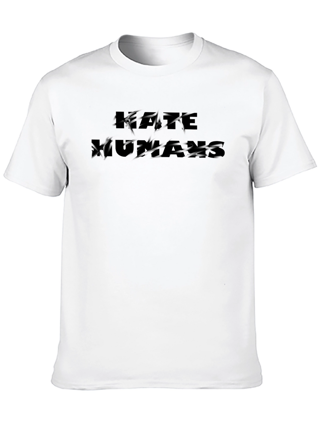 KATE HUMANS Black Graphic Tee - Stylish & Unique