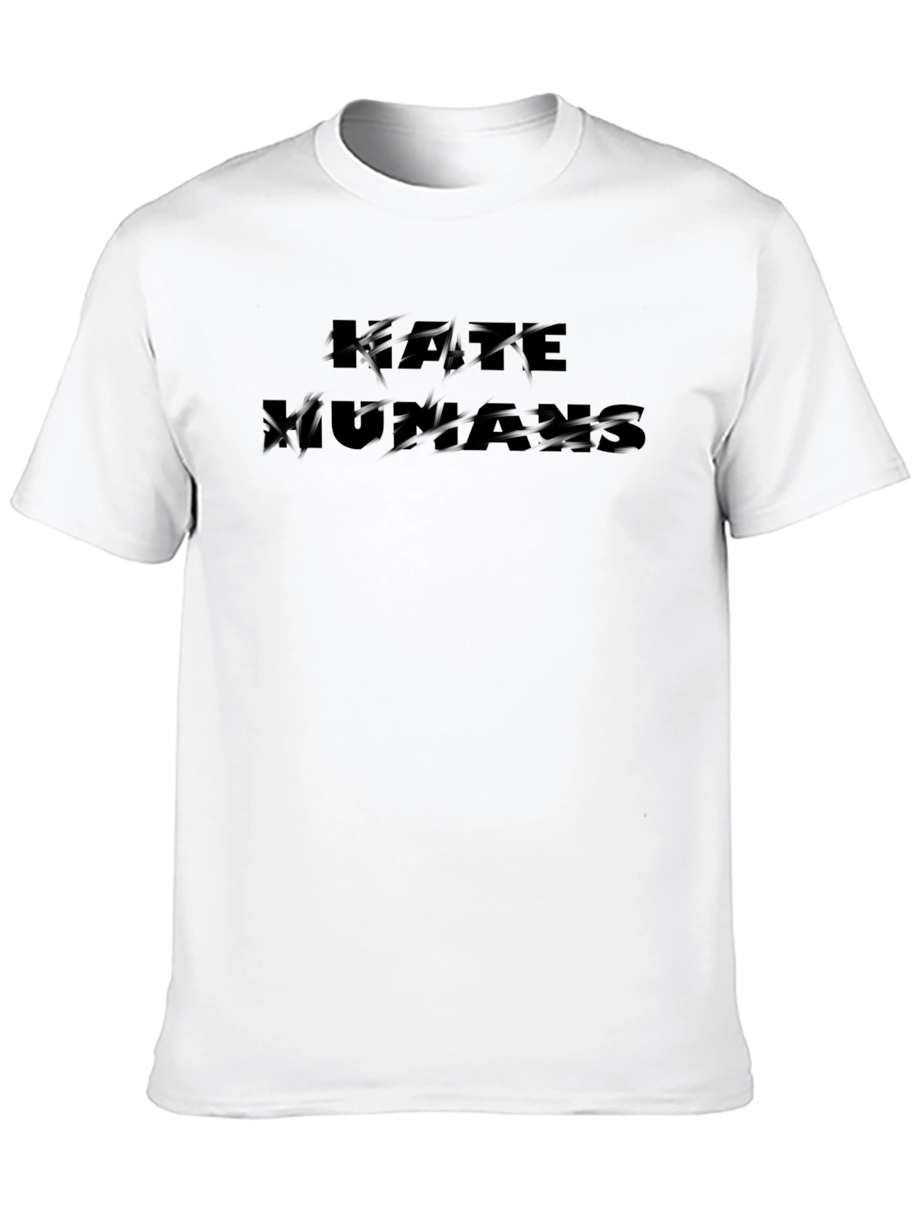 KATE HUMANS Black Graphic Tee - Stylish & Unique