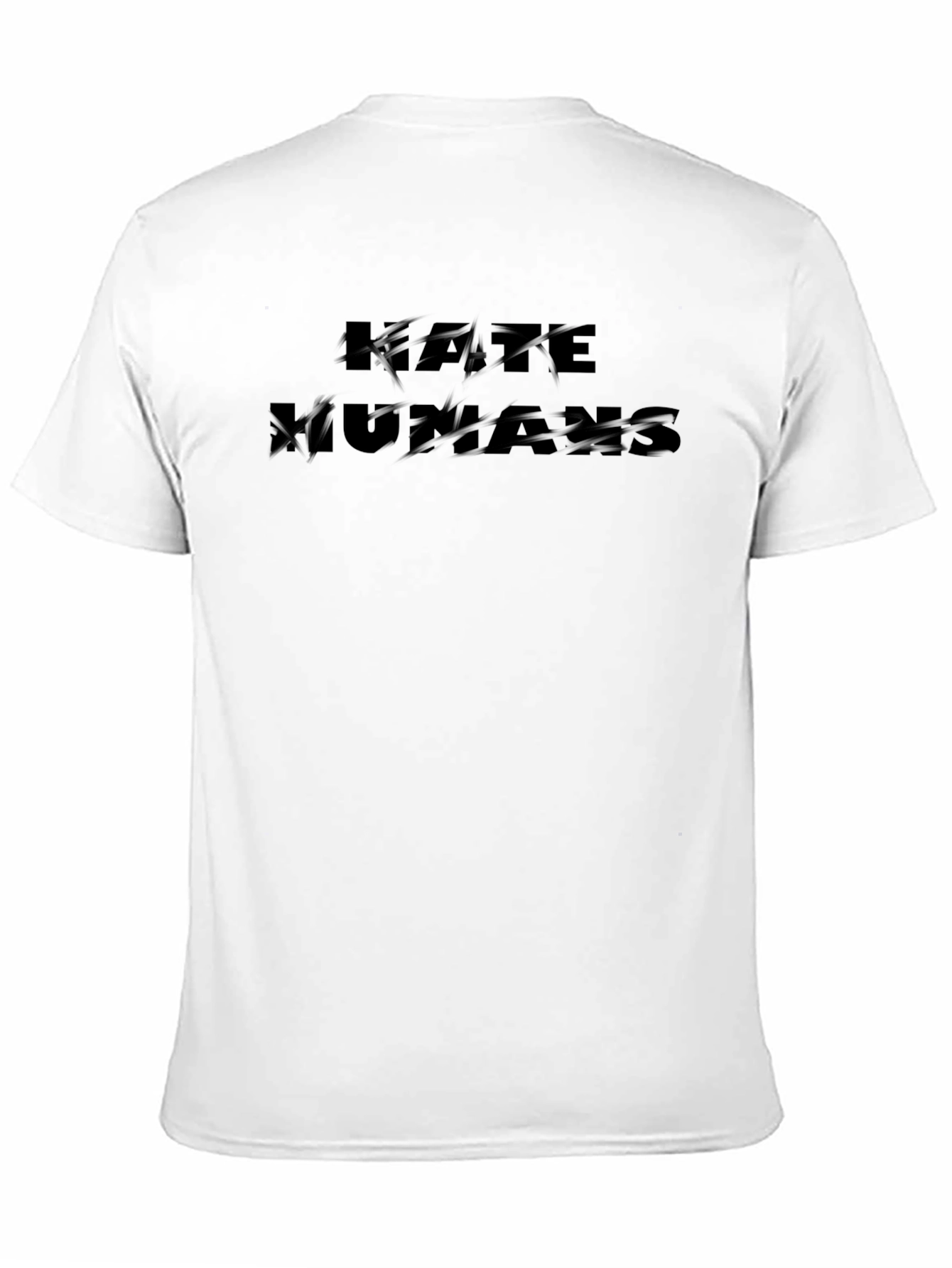 KATE HUMANS Black Graphic Tee - Stylish & Unique