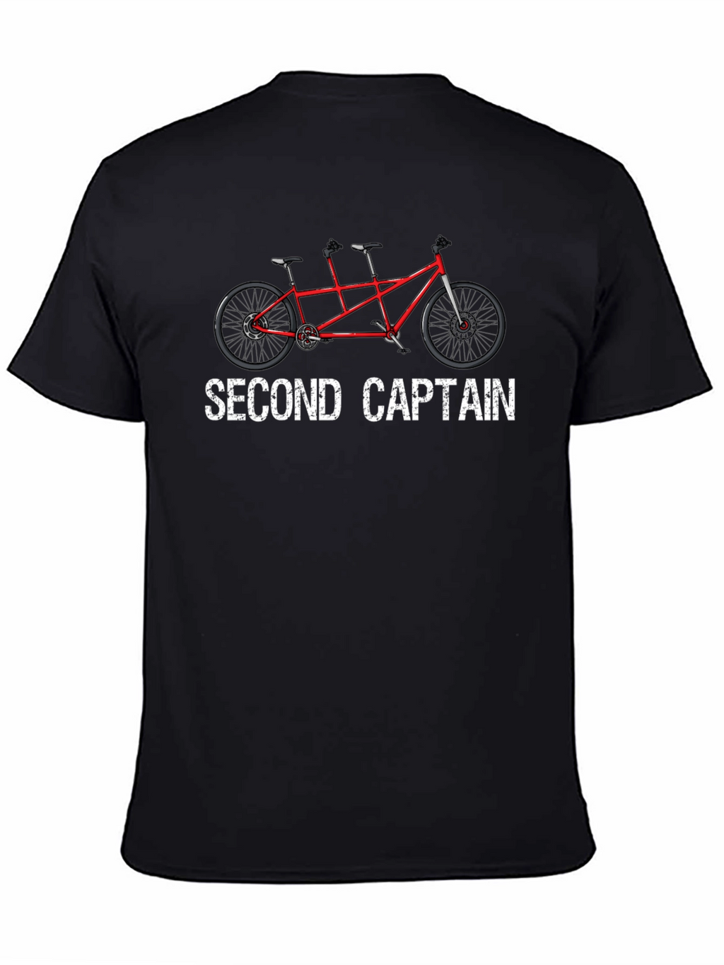Second Captain Tandem Bike Graphic Tee