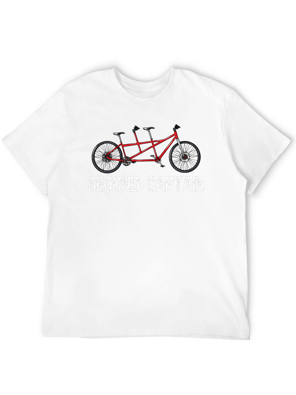 Second Captain Tandem Bike Graphic Tee