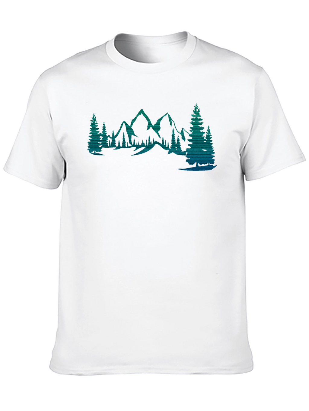 Mountain Forest Graphic Tee - Nature Lovers Shirt