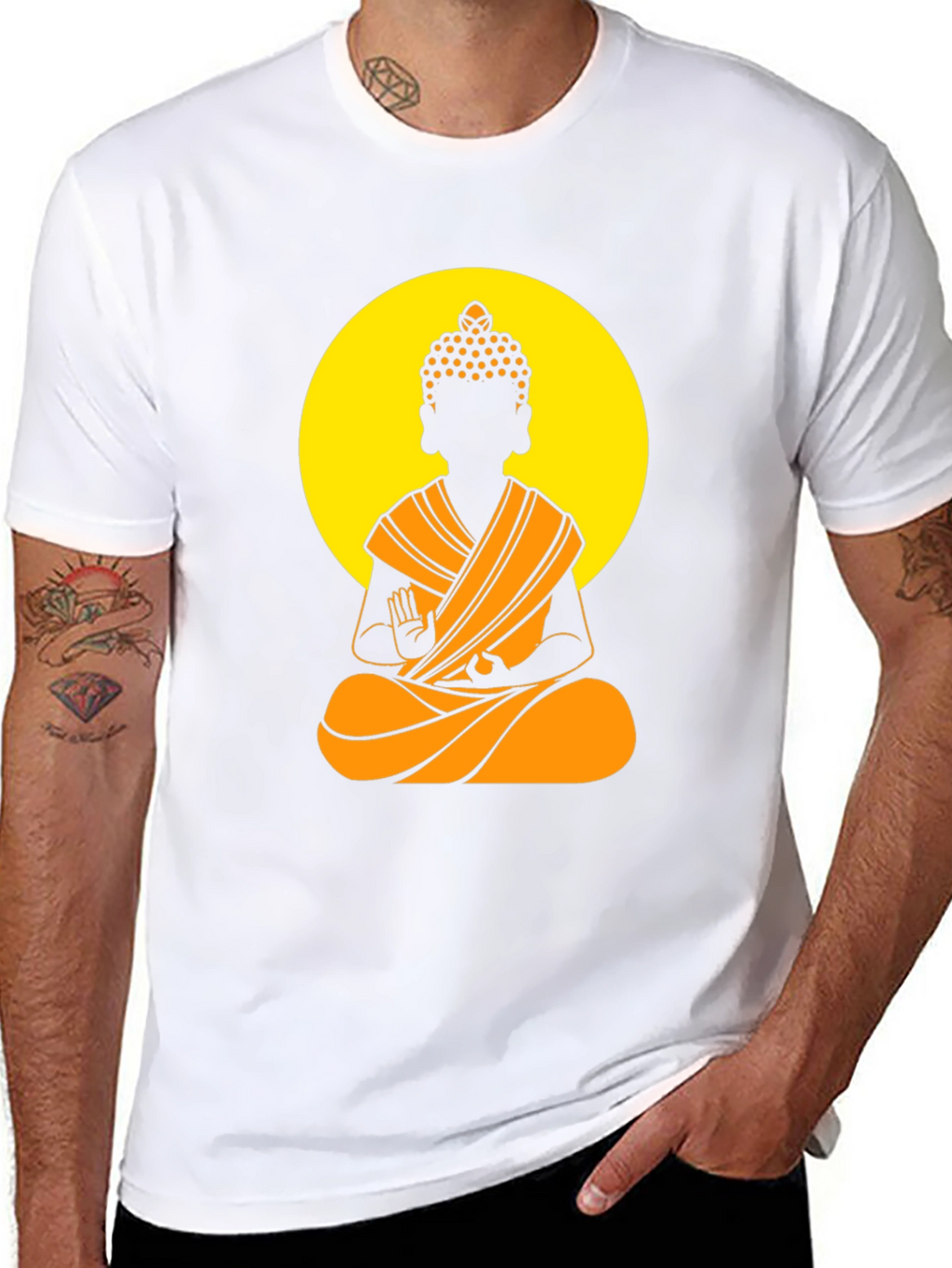 Buddha Graphic Tee - Meditative Style
