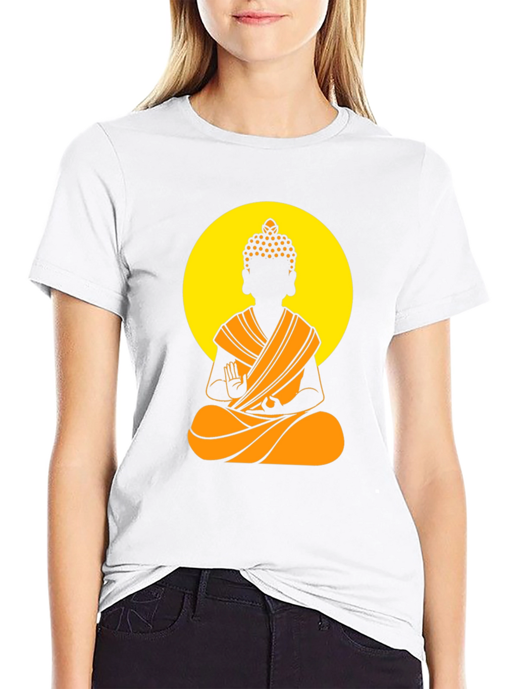 Buddha Graphic Tee - Meditative Style