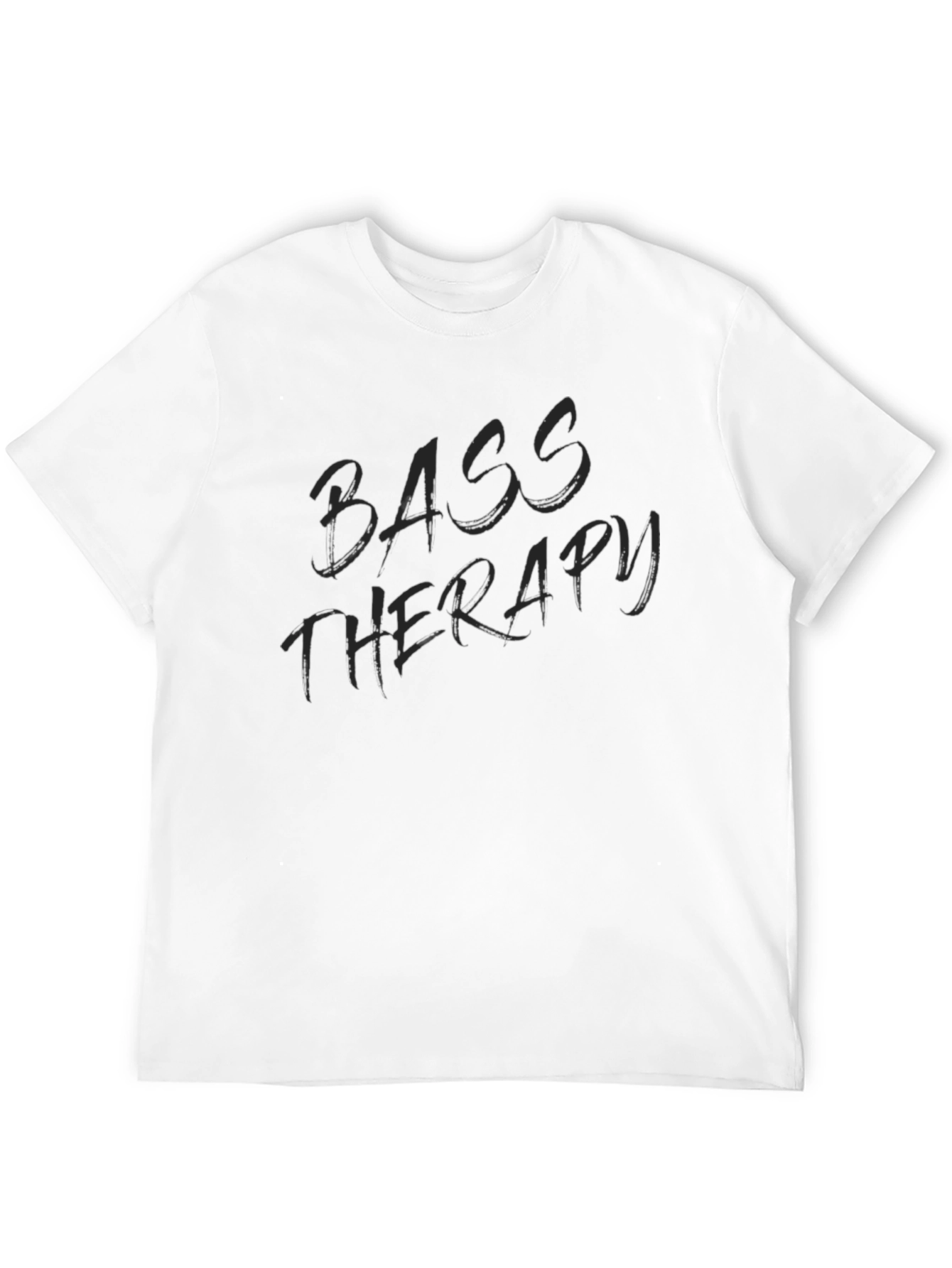 Bass Therapy Graphic Black T-Shirt