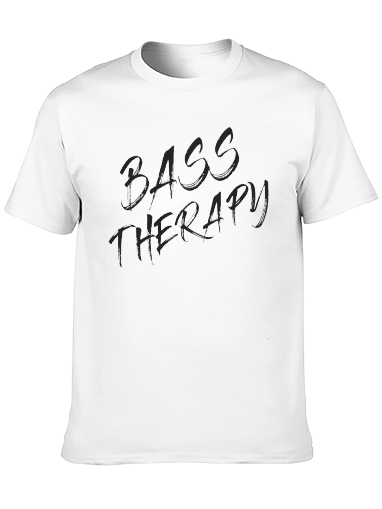 Bass Therapy Graphic Black T-Shirt