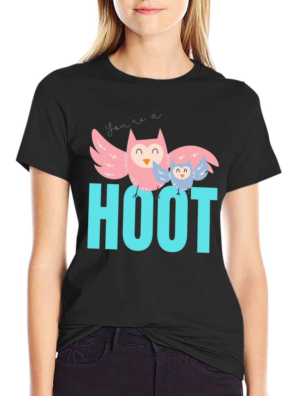 Youre a Hoot Graphic Tee - Owl Design