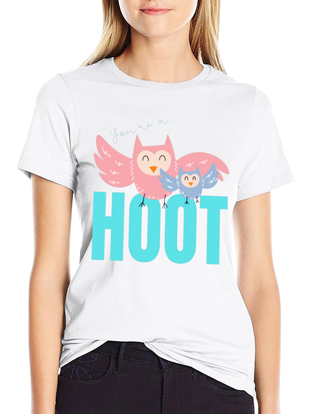 Youre a Hoot Graphic Tee - Owl Design