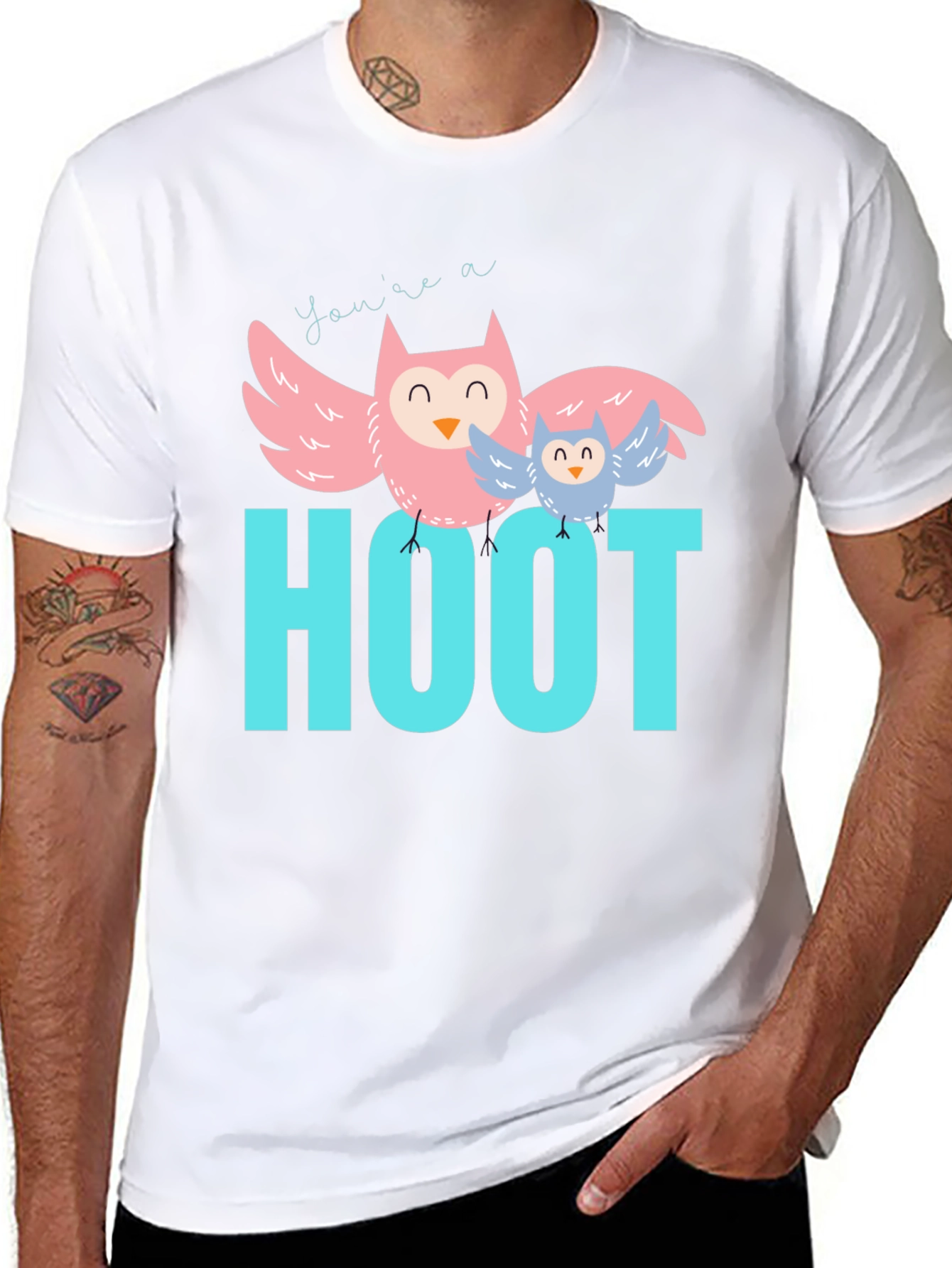 Youre a Hoot Graphic Tee - Owl Design