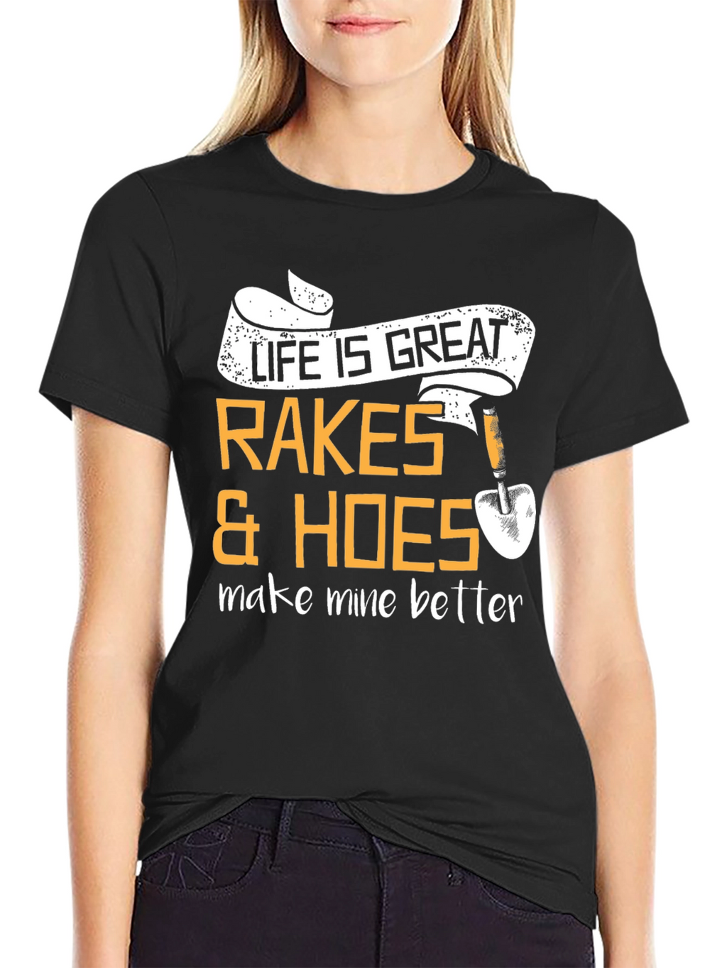 Life is Great Rakes & Hoes Graphic T-Shirt