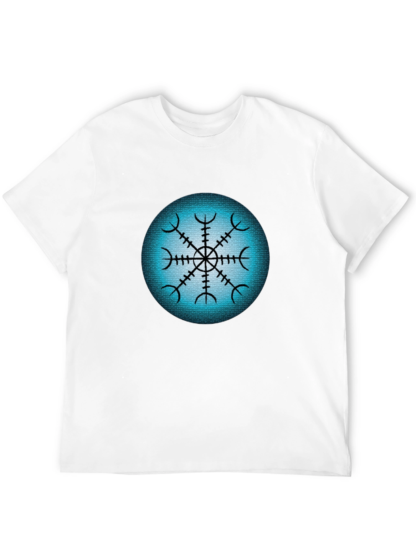 Vegvisir Compass T-Shirt - Viking Nordic Symbol Tee