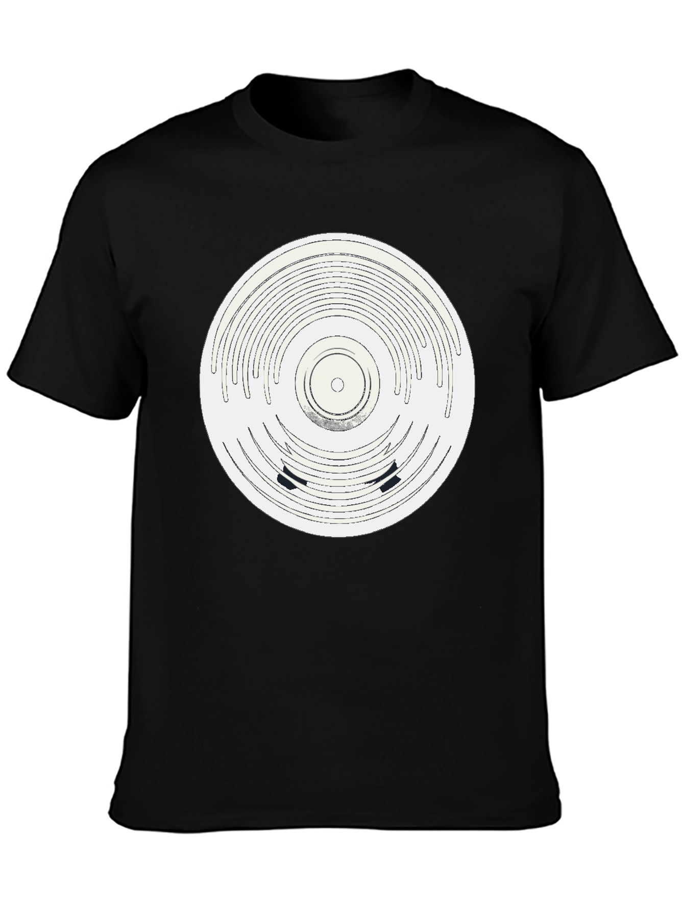 Retro Record Design T-Shirt