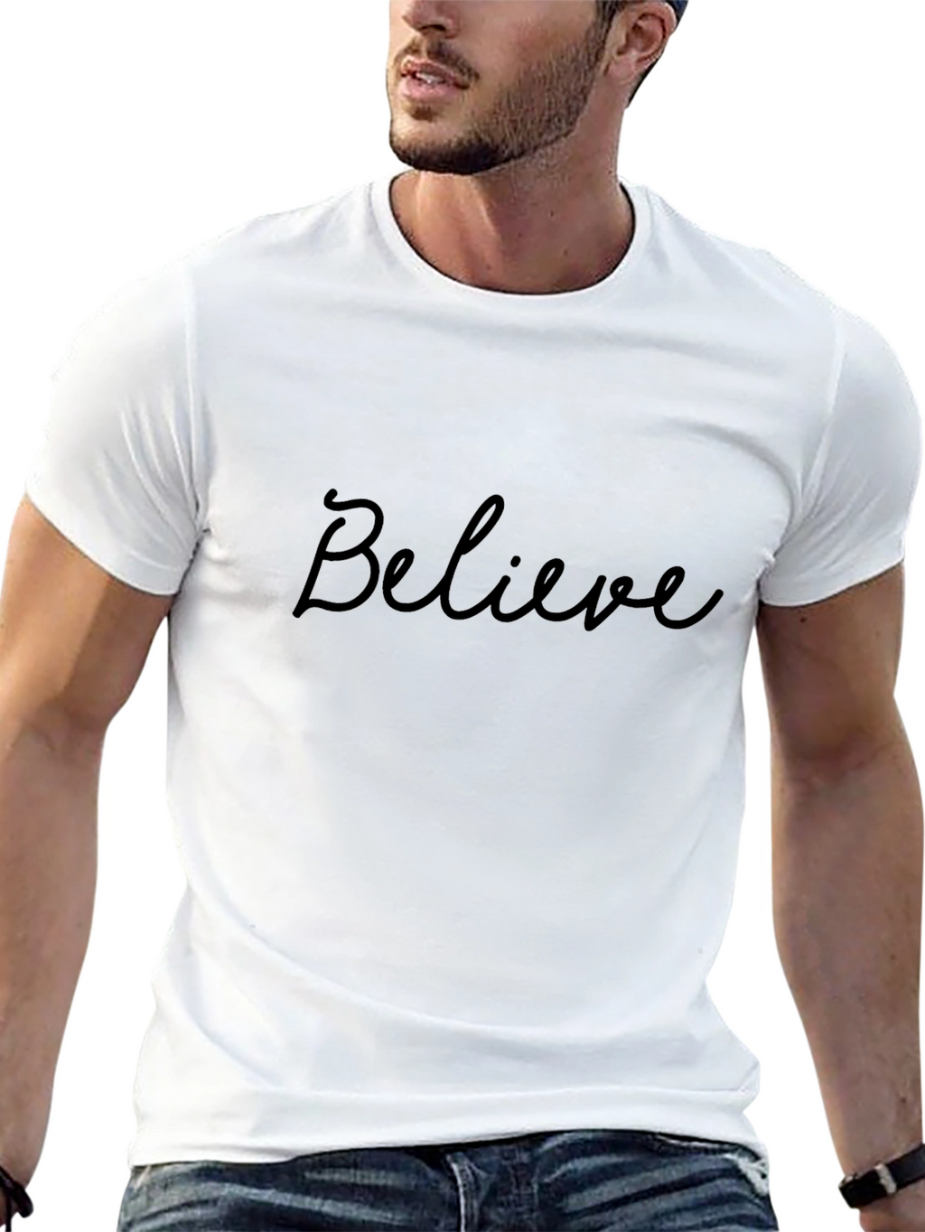 Believe Black T-Shirt