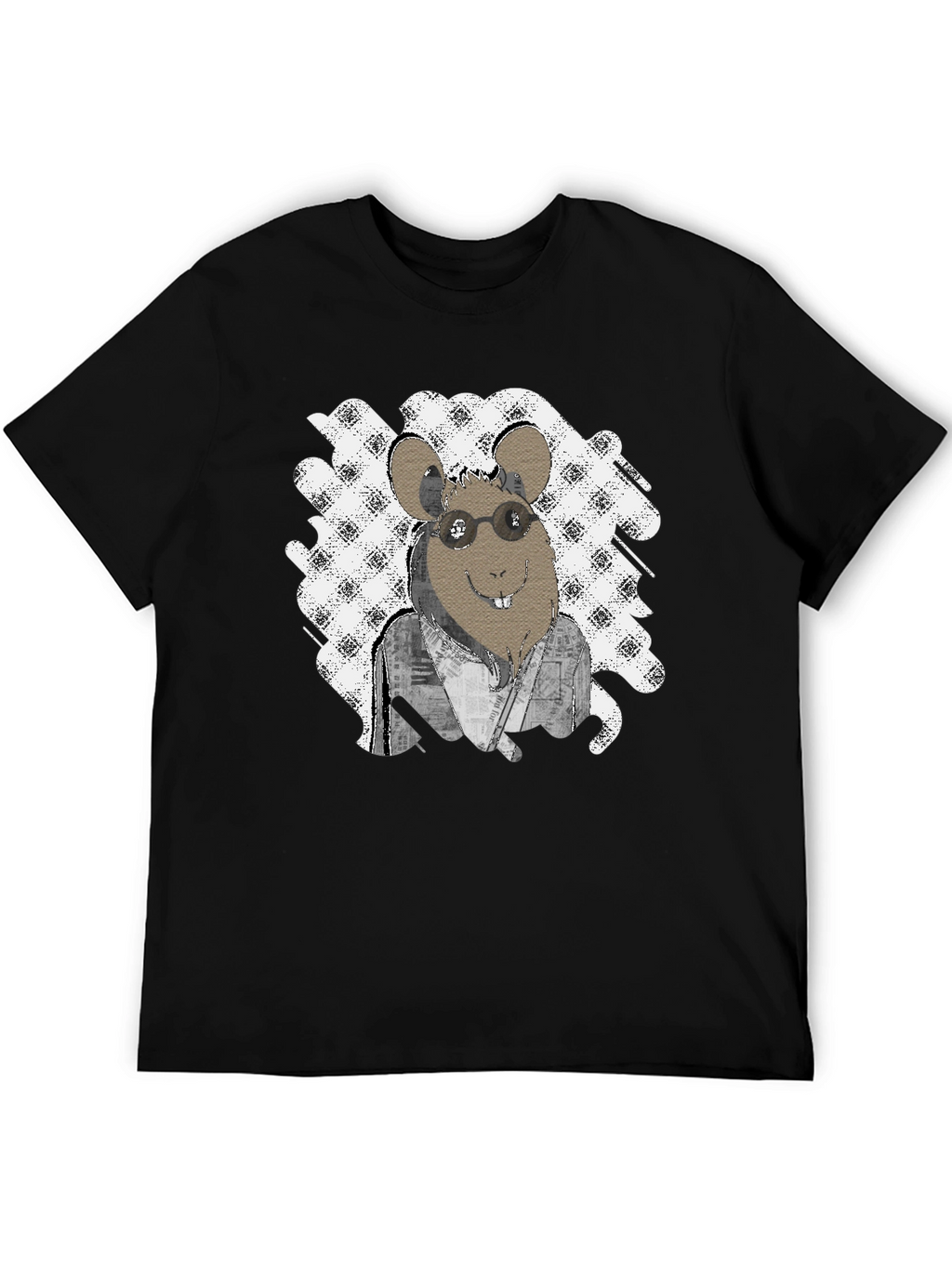 Rat with Glasses T-Shirt - Unique Graphic Tee