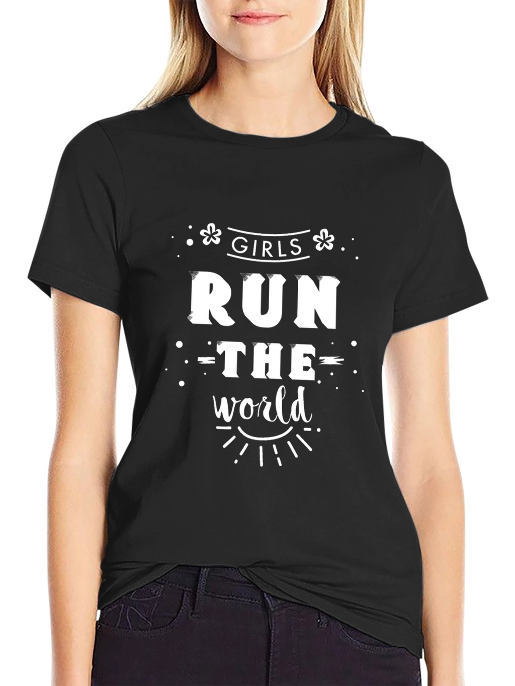 Girls Run the World Graphic Tee