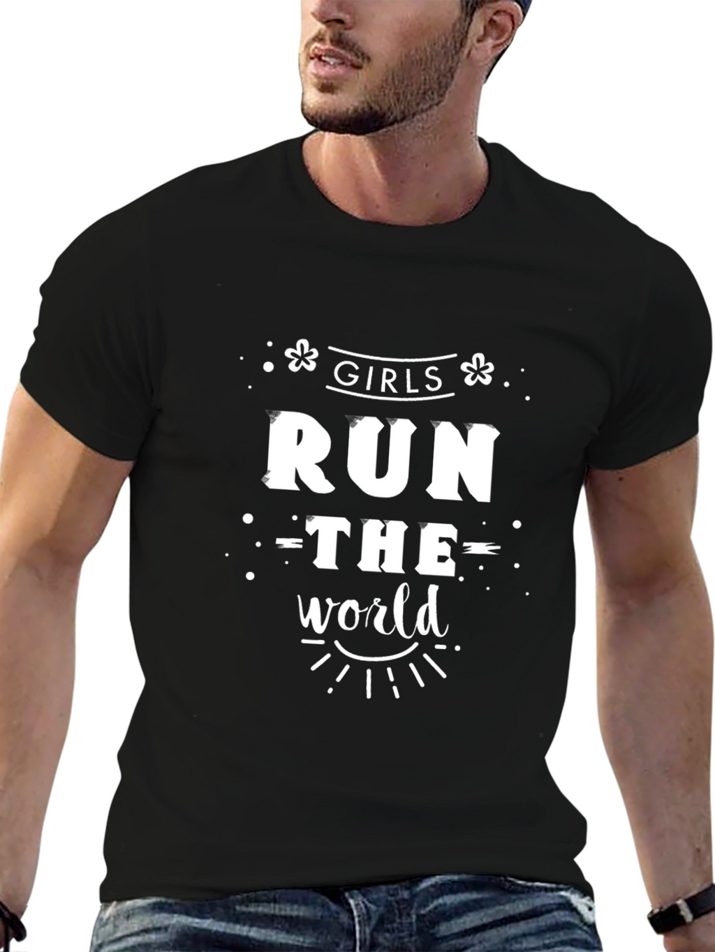 Girls Run the World Graphic Tee