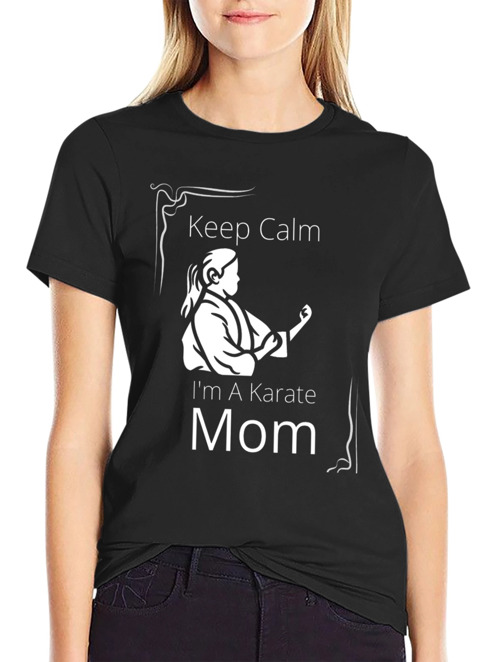 Karate Mom T-Shirt - Keep Calm Martial Arts Tee