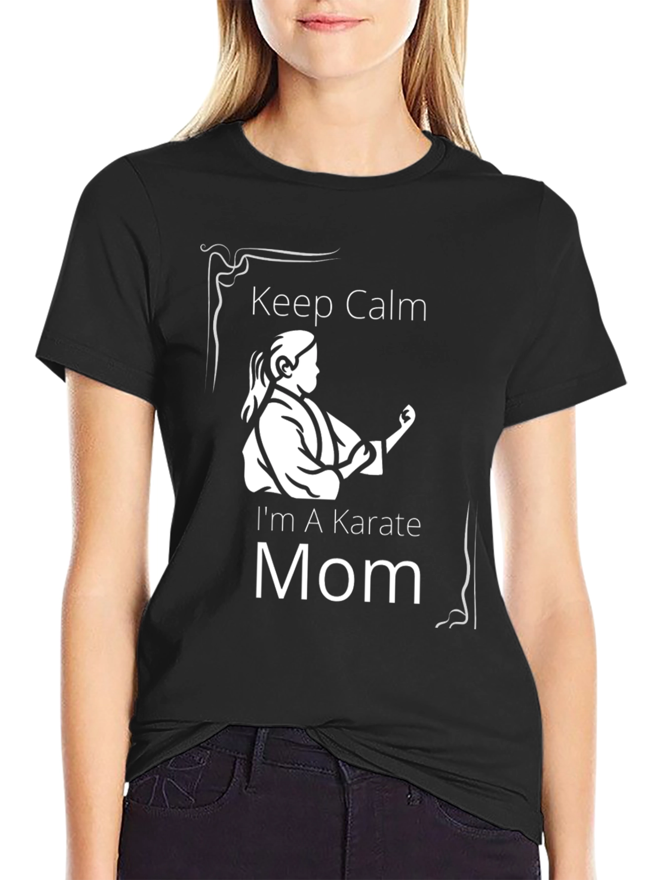 Karate Mom T-Shirt - Keep Calm Martial Arts Tee