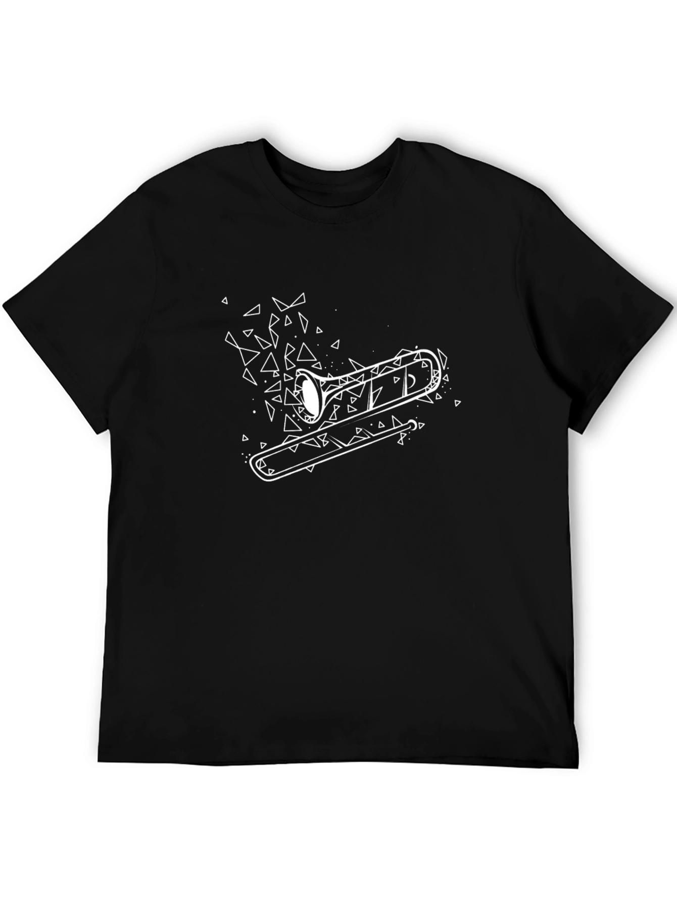 Geometric Trombone Graphic Tee