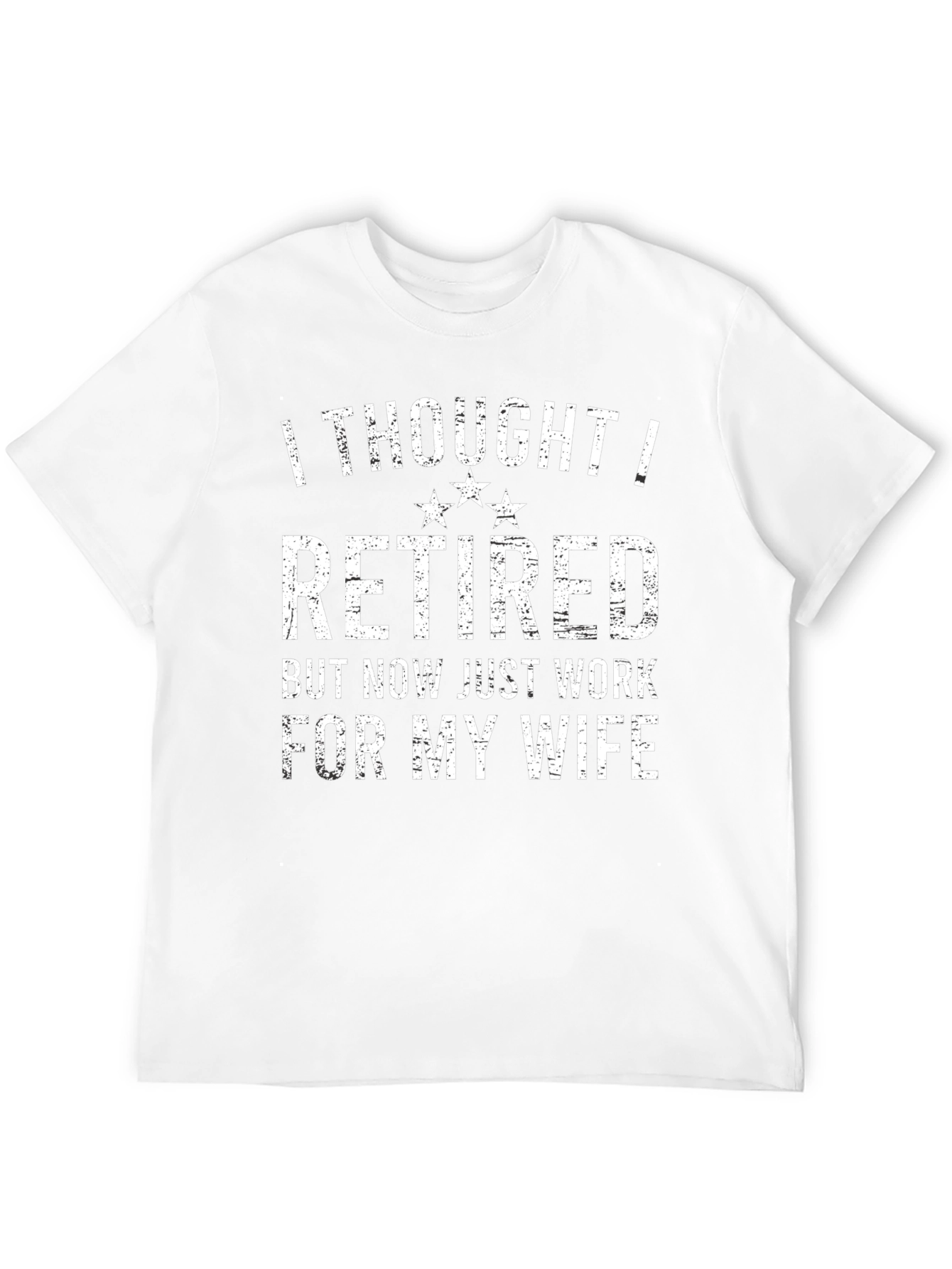 Retired? Mens Funny Graphic T-Shirt