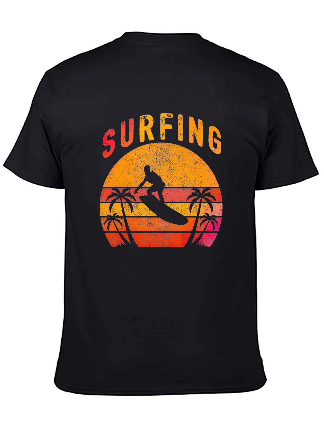 Vintage Surfing Sunset Graphic Tee