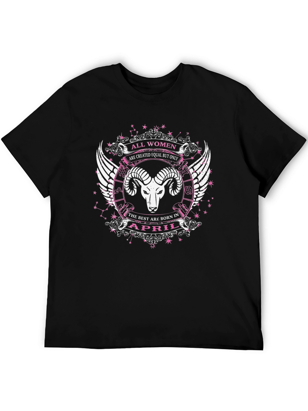 All Women April Aries Zodiac T-Shirt