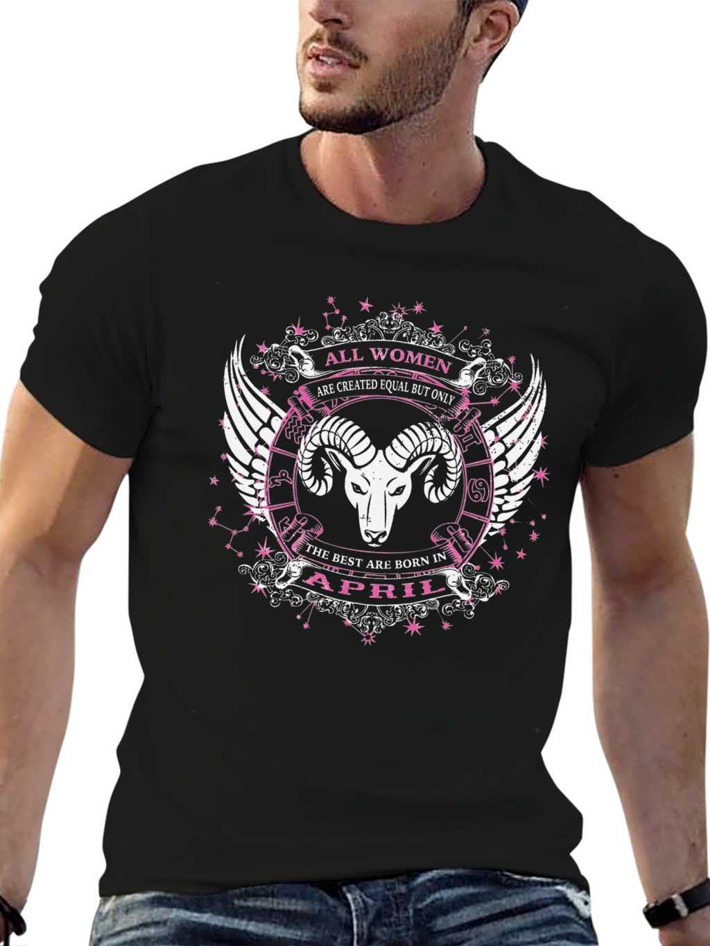 All Women April Aries Zodiac T-Shirt